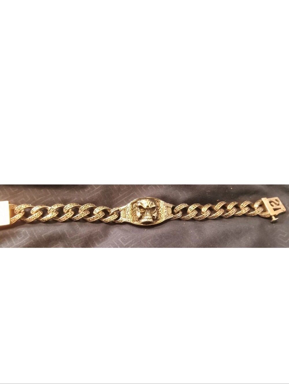 Stainless Steel Hand Made Skull Bracelet